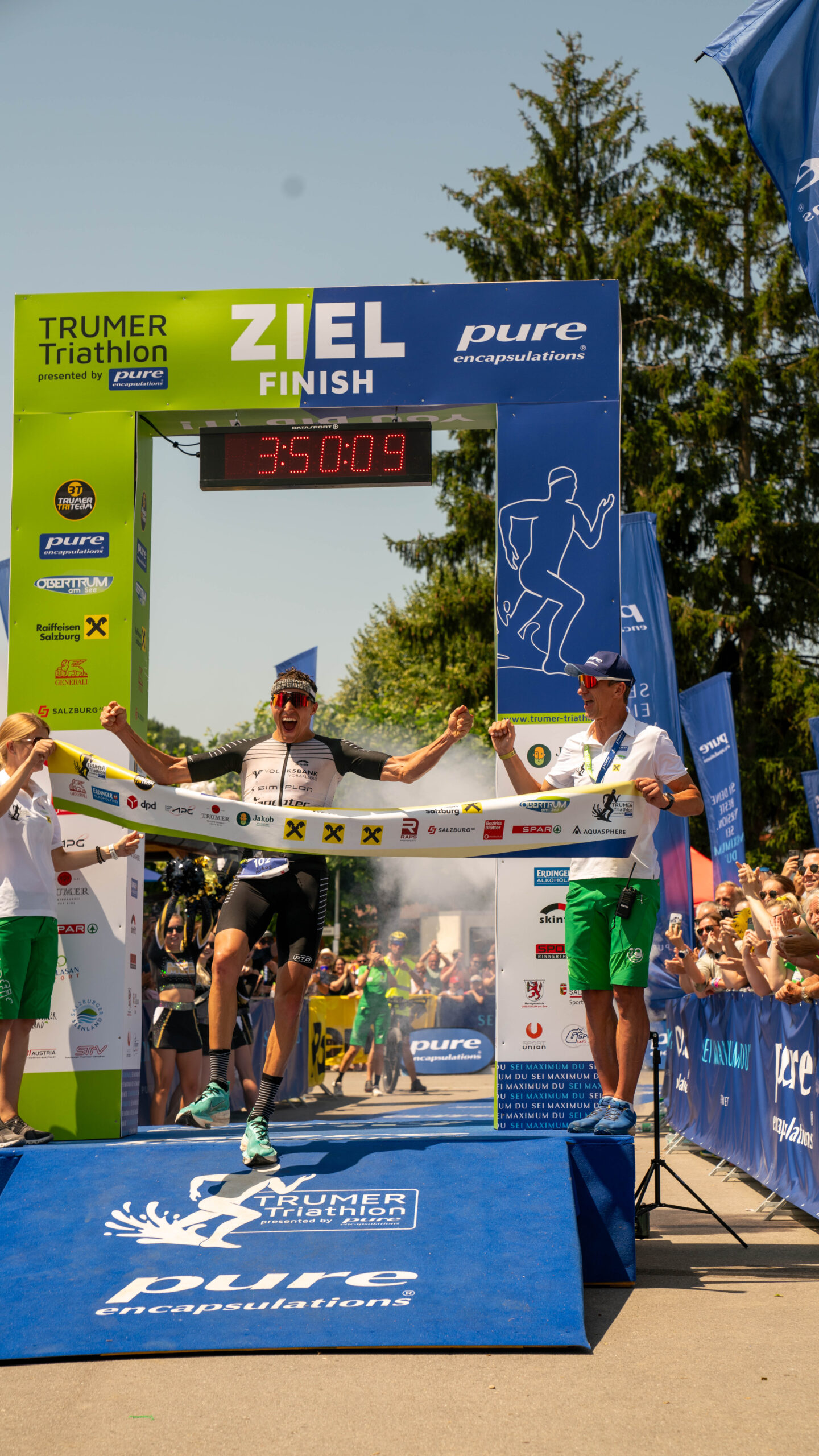 Sieger Lukas Hollaus aus dem Pinzgau © Trumer Triathlon