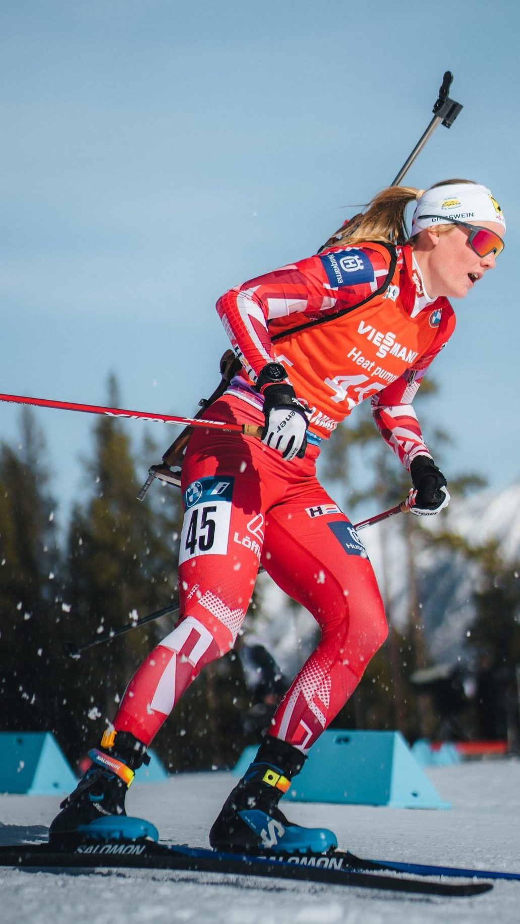 Lea Rothschopf bei einem Weltcup-Einsatz in Kanada. © Lucas Smith