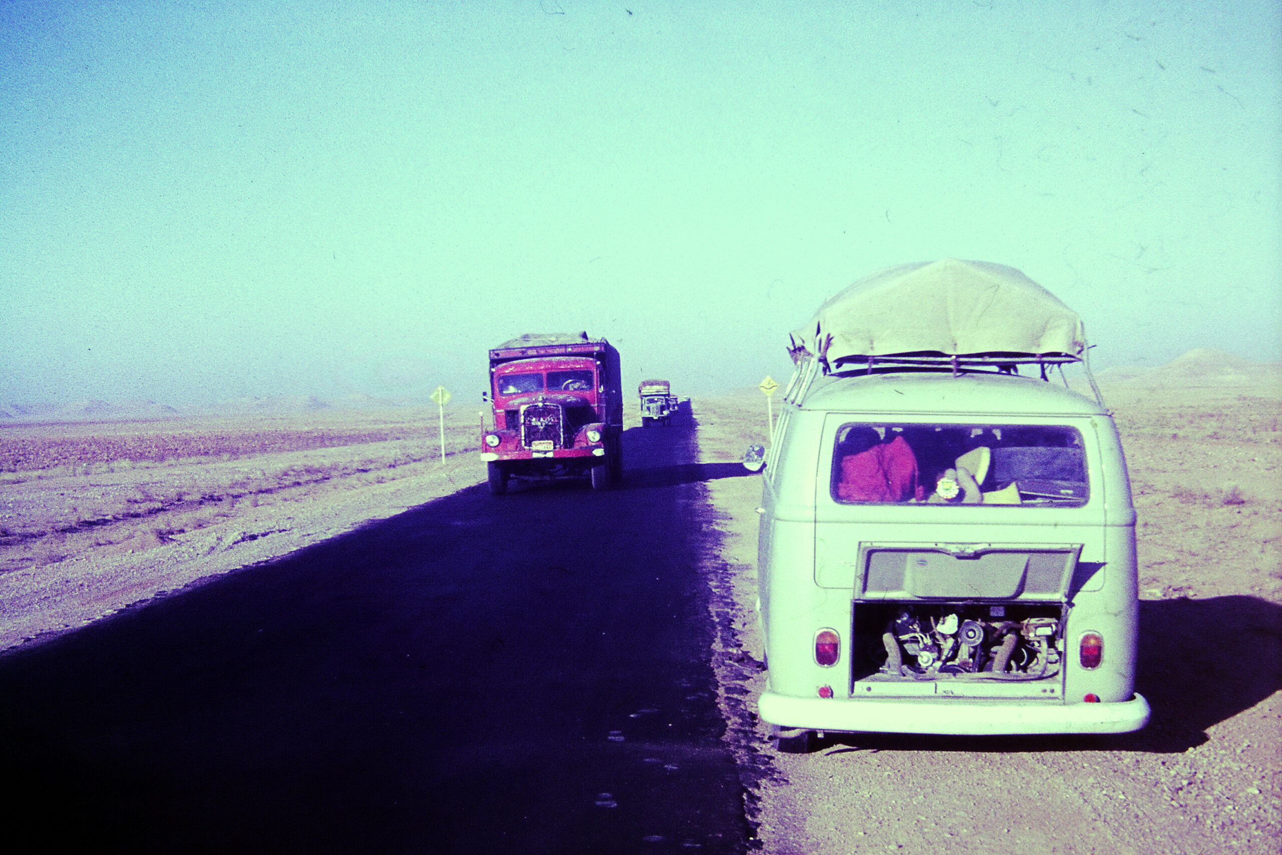 Der defekte VW Bus in Jordanien