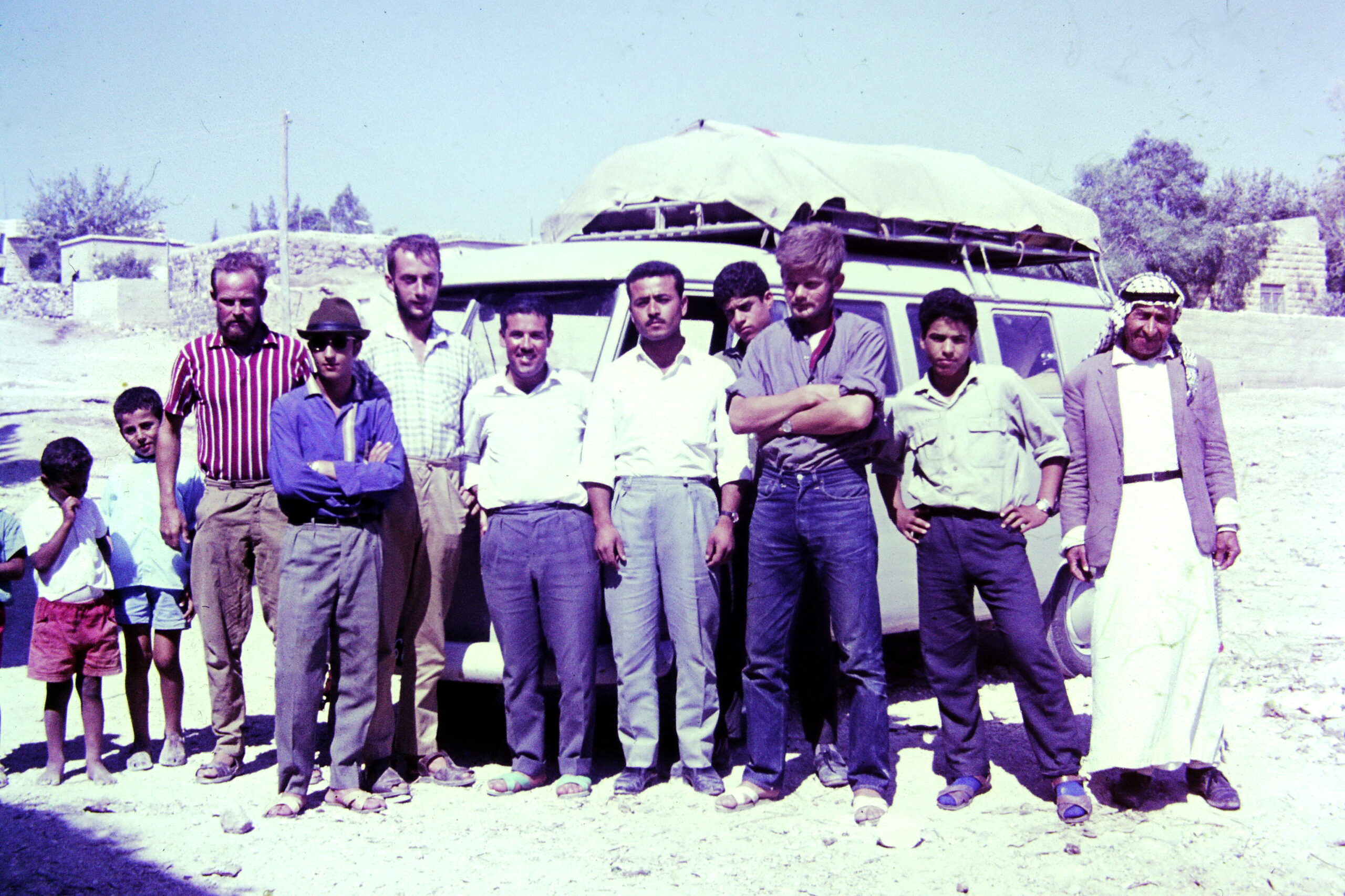 Die Gestrandeten wurden 1966 in Irbid aufgenommen.