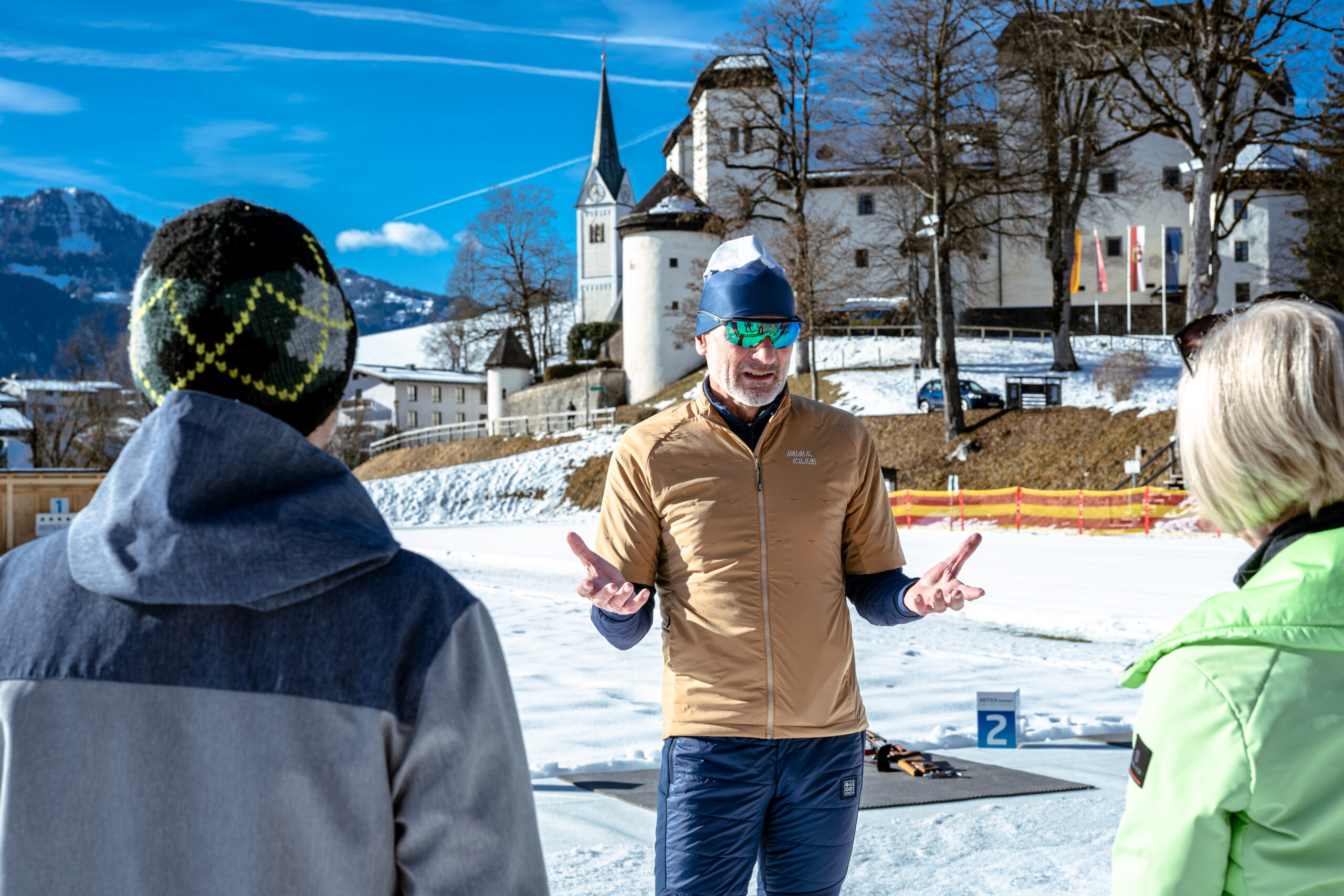  Biathlon Workshop am Fuße von Schloss Goldegg © Edith Danzer